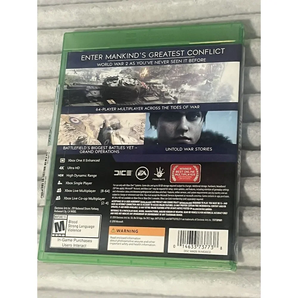 Battlefield V -‎ Xbox One Tested Working